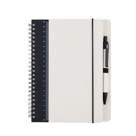BYFT A5 Milky Notebook with Ruler