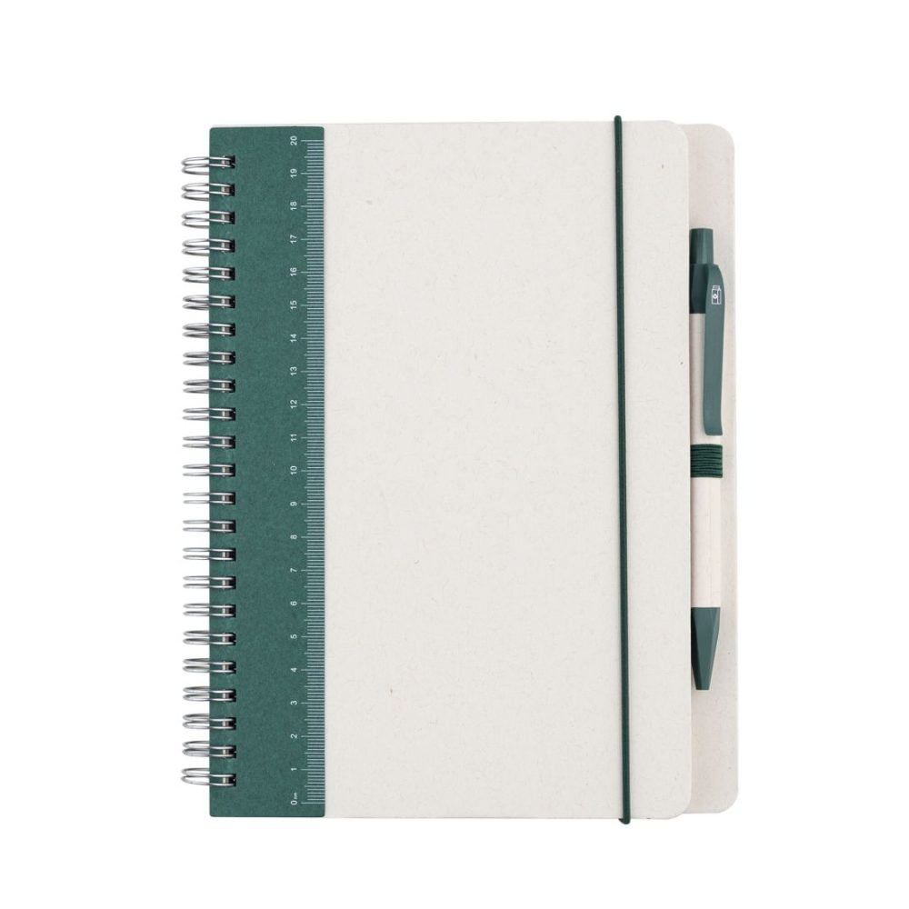 BYFT A5 Milky Notebook with Ruler