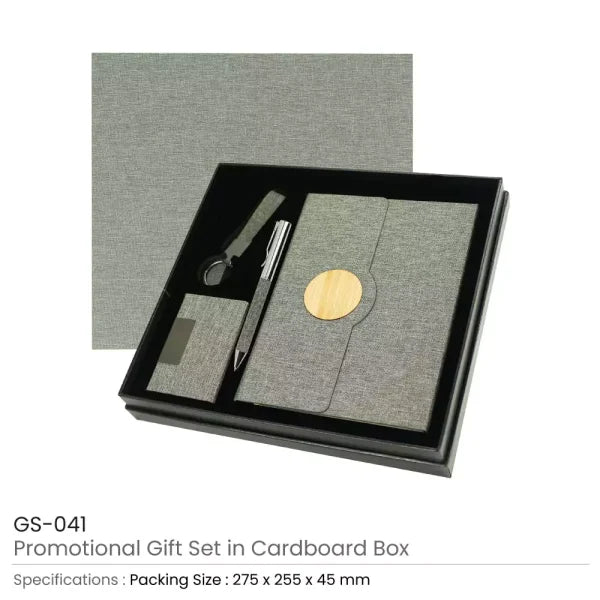 BYFT Promotional RPET Gift Sets in Black Cardboard Box GS-041 Set of 01