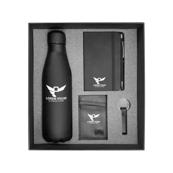 BYFT Promotional Gift Sets with Black Cardboard Gift Box GS-029 Set of 01