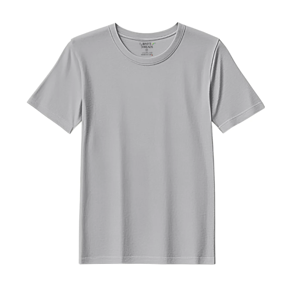 BYFT Threads Round Neck Plain T-Shirt
