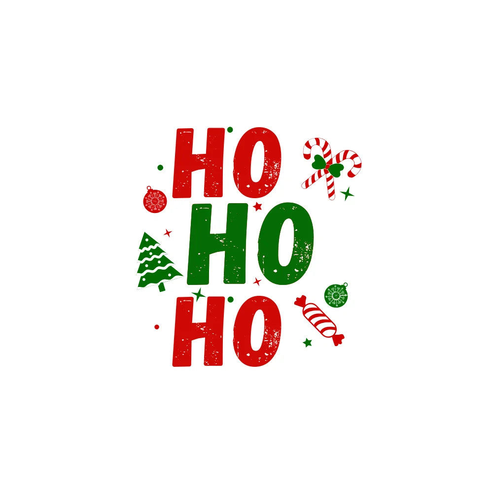 BYFT Threads Printed Christmas - Ho Ho Ho Toffee Designed T-Shirts