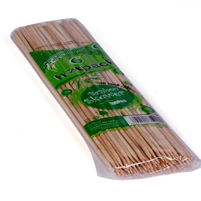 Hotpack Bamboo Skewers - 100 Pcs | BBQ & Grill Stick