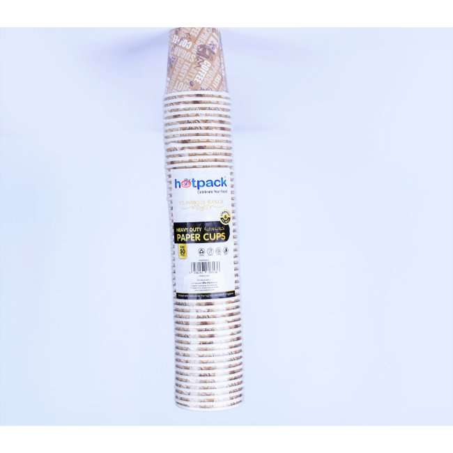 Hotpack PHDC4 Paper SW Cup - 50 Pcs | Retail Disposable Cup