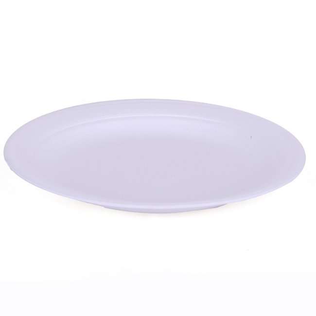 Hotpack Round Foam Plate - 25 Pcs | Lightweight Dinner Plate