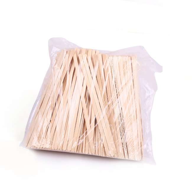 Hotpack Wooden Coffee Stirrer - 1000 Pcs | Eco Drink Stirrer