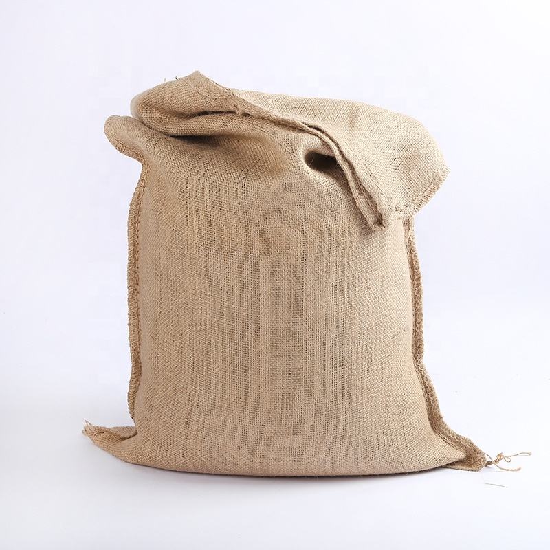 BYFT Natural Jute Burlap Storage Bag Heavy Duty Reusable Utility Sack for Coffee, Potatoes, Onions, Vegetables, Packing & Plant Grow Bags for Grain Storage - 44 x 26.5 Inch