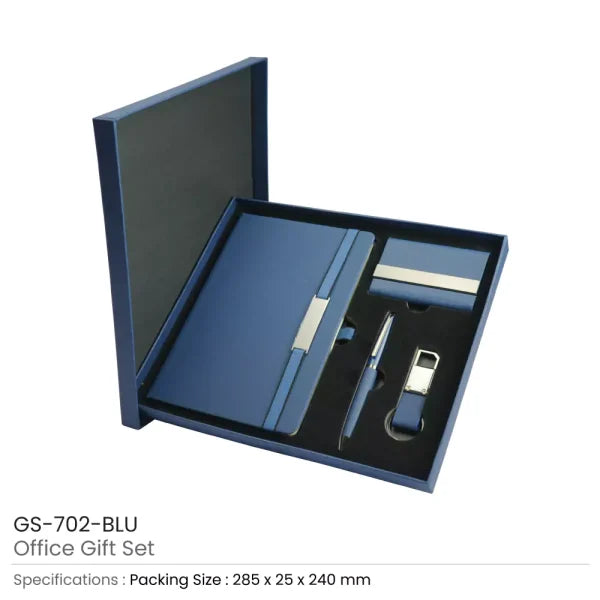 BYFT Office Gift Sets with Notebook, Pen, Card Holder, Keychain - Cork Set of 01
