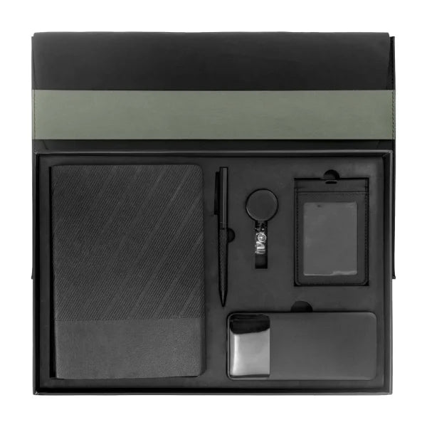 BYFT Premium Office Gift Set in Black Sleeve Pouch Ideal for Corporate Gifting Set of 01