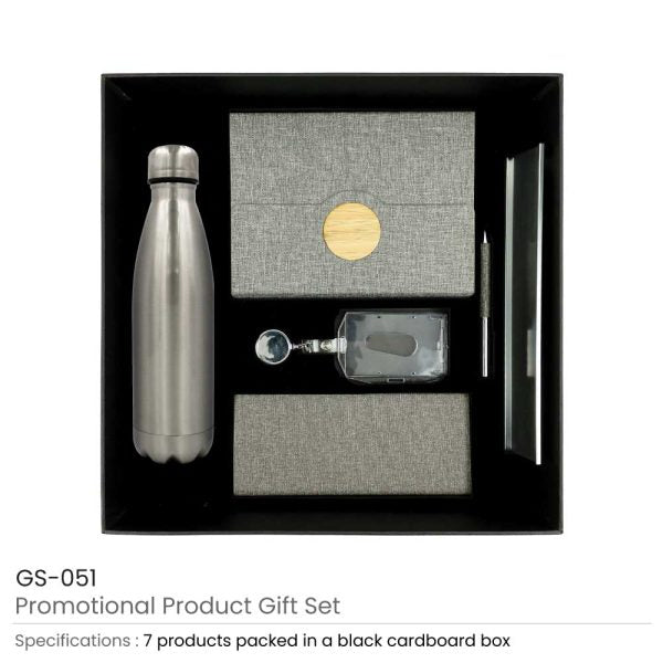 BYFT Promotional Gift Sets with Black Cardboard Gift Box GS-051 Set of 01