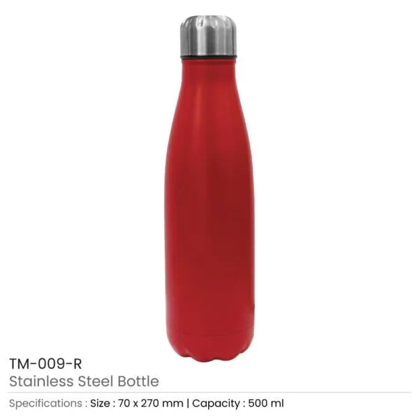 BYFT Travel Bottle Stainless Steel 500ML - Leakproof, Reusable & Durable