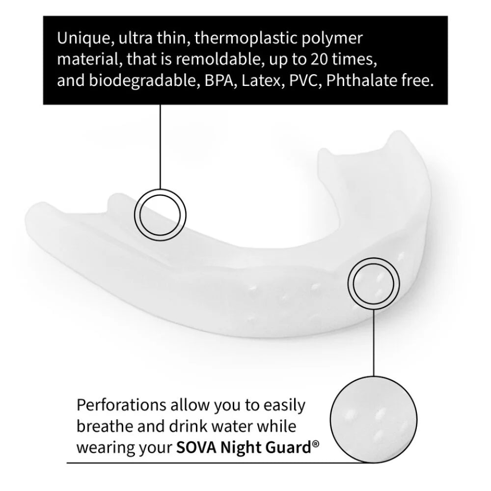 sova 3d oral care night guard with case