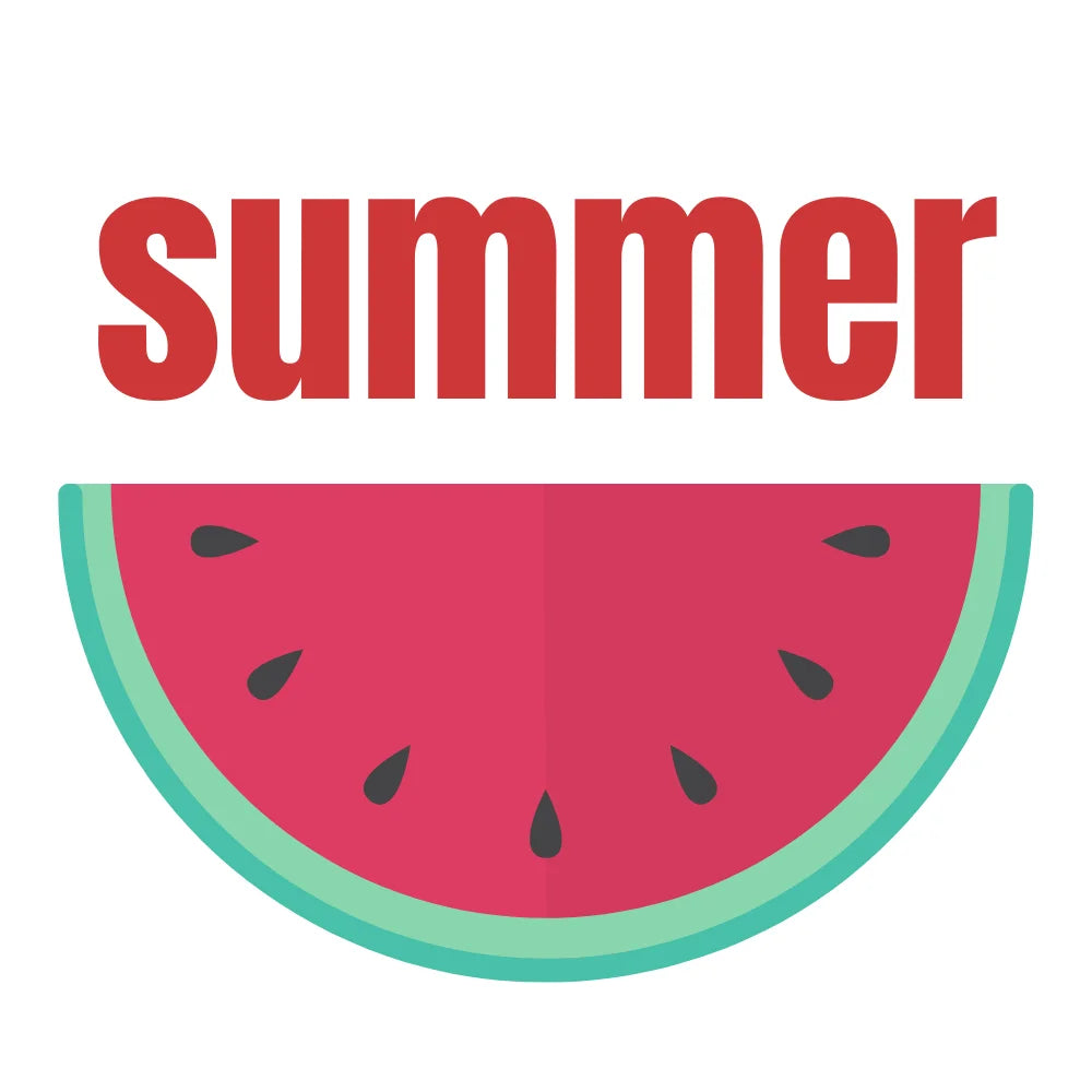 BYFT Summer Watermelon Tote Bag – Vibrant Fruit Slice Printed Reusable Tote | Eco-Friendly Daily Carry Bag (Set of 1)