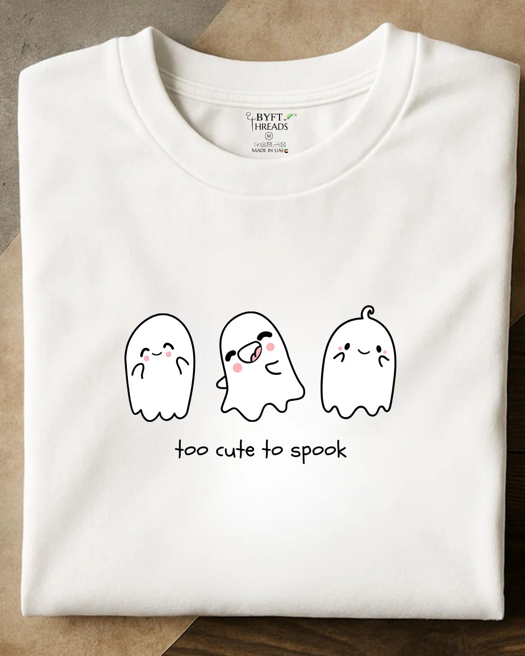 BYFT Threads Personalized Halloween Theme Round Neck T-Shirt