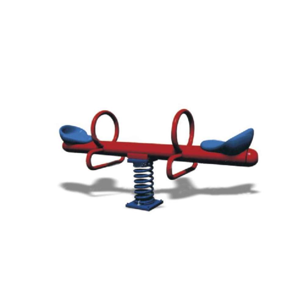 BYFT Red Outdoor Playground Traditional Seesaw