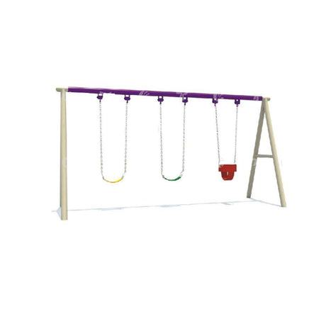 BYFT Four Kids & Adult Swings Playground