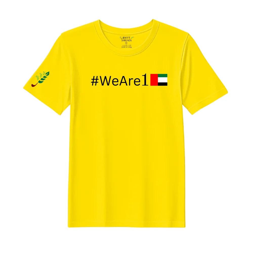 BYFT Threads T-Shirt UAE Unity - #Weare1 - Set of 01
