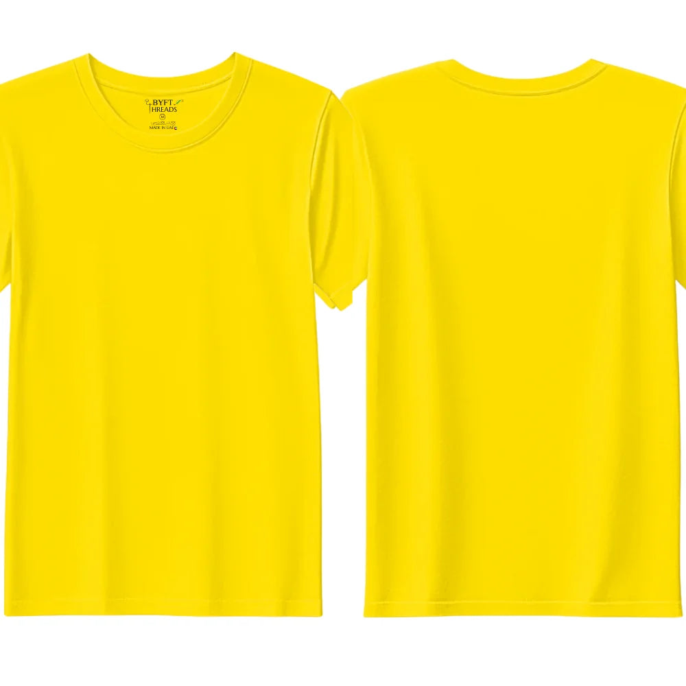 BYFT Threads Round Neck Plain T-Shirt
