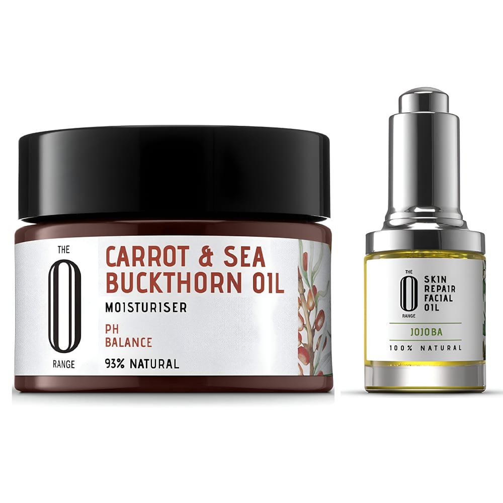 Gorgias London Carrot & Sea Buckthorn Oil Moisturiser + Jojoba Facial Oil