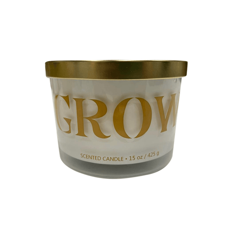 BYFT Hero Jar Peony And Amber Scent Candle Iconic Design