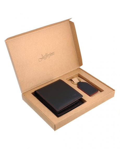 Jafferjees Liberty Island Men's Genuine Leather Wallet | Classic Bifold Wallet for Men