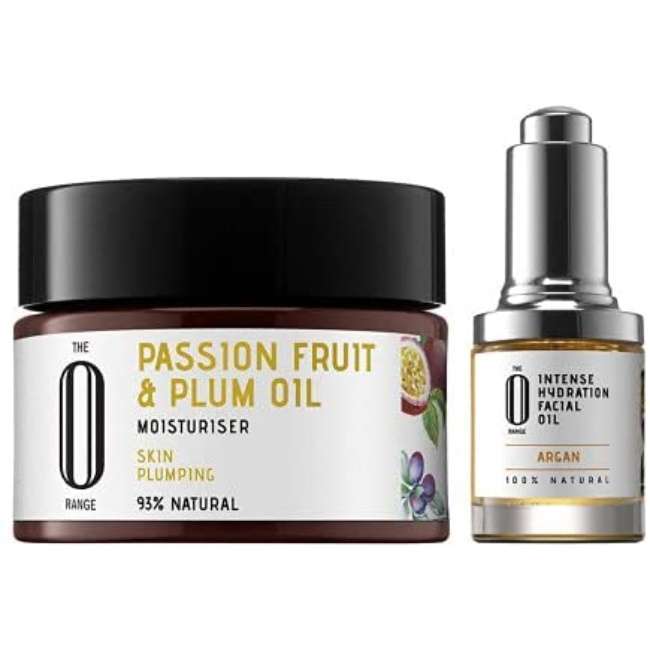 Gorgias London Passion Fruit & Plum Oil Moisturiser + Argan Facial Oil