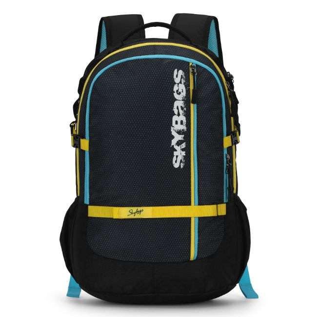 Skybags Herios Plus 03 Unisex Black Daypack Backpack 30 Ltr.
