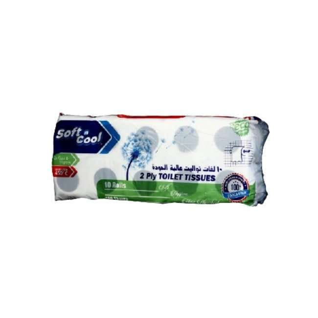 Soft N Cool Toilet Roll 100 Sheets - 10 Rolls