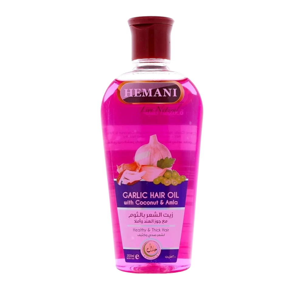 Hemani Herbal Hair Oil Garlic 200ml Set of 01