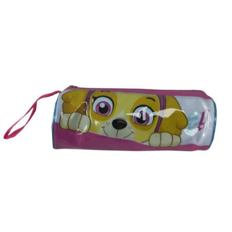 Paw Patrol Round Pencil Bag for Girls - School Stationery Case