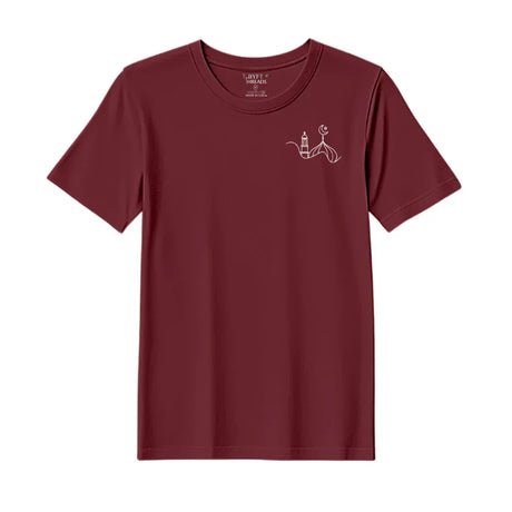 BYFT Threads Embroidered For You T-Shirt - Crescent Dome Elegance Designed