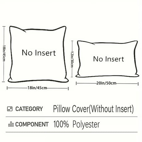 BYFT Soft Corduroy 18 x 18inch Square Throw Pillow Covers, Cozy Modern Home Decorative Pillowcases for Sofa Couch Bed Room Farmhouse Decor, Without Pillow Inserts 2pcs