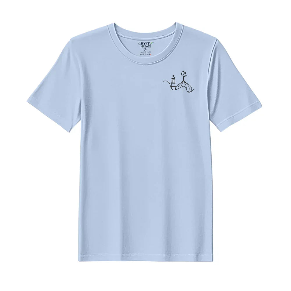 BYFT Threads Embroidered For You T-Shirt - Crescent Dome Elegance Designed