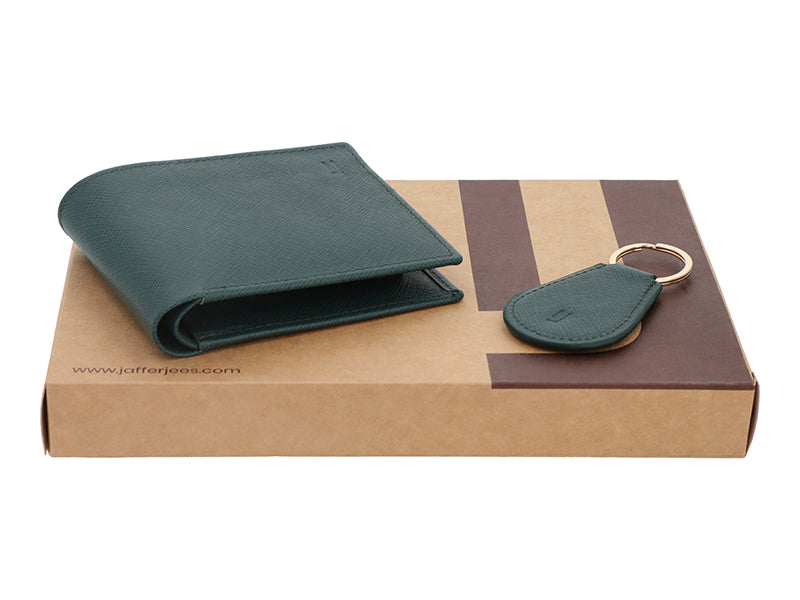 Jafferjees Easter Island Men's Genuine Leather Wallet | Classic Slim Bifold Wallet for Men