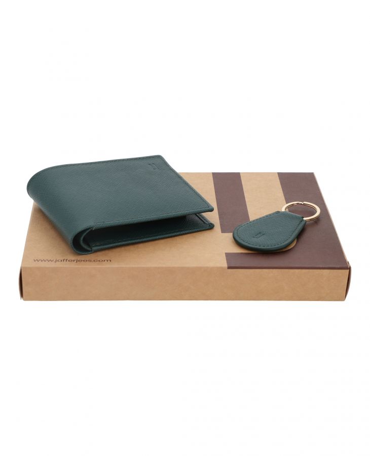 Jafferjees Easter Island Men's Genuine Leather Wallet | Classic Slim Bifold Wallet for Men