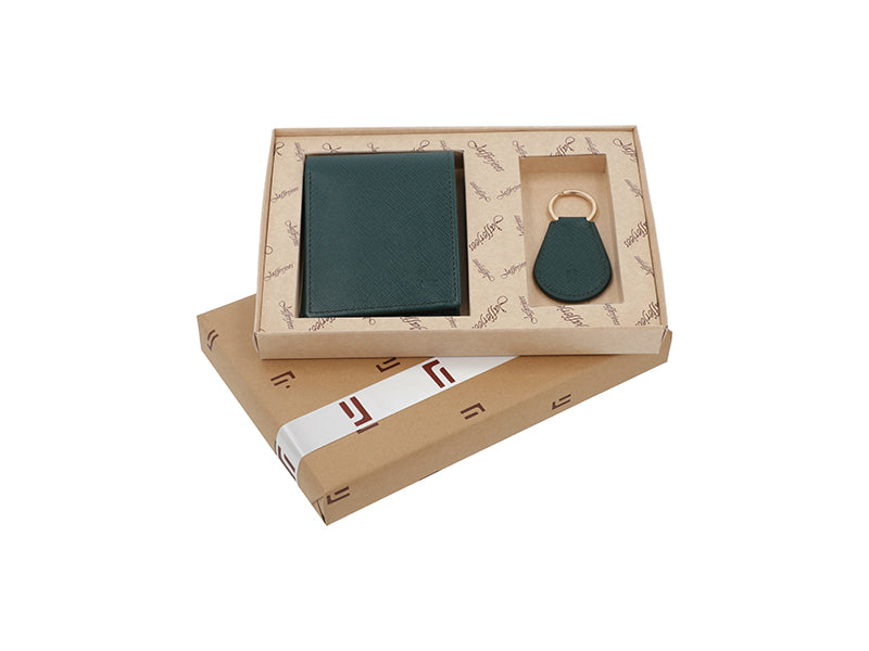 Jafferjees Easter Island Men's Genuine Leather Wallet | Classic Slim Bifold Wallet for Men