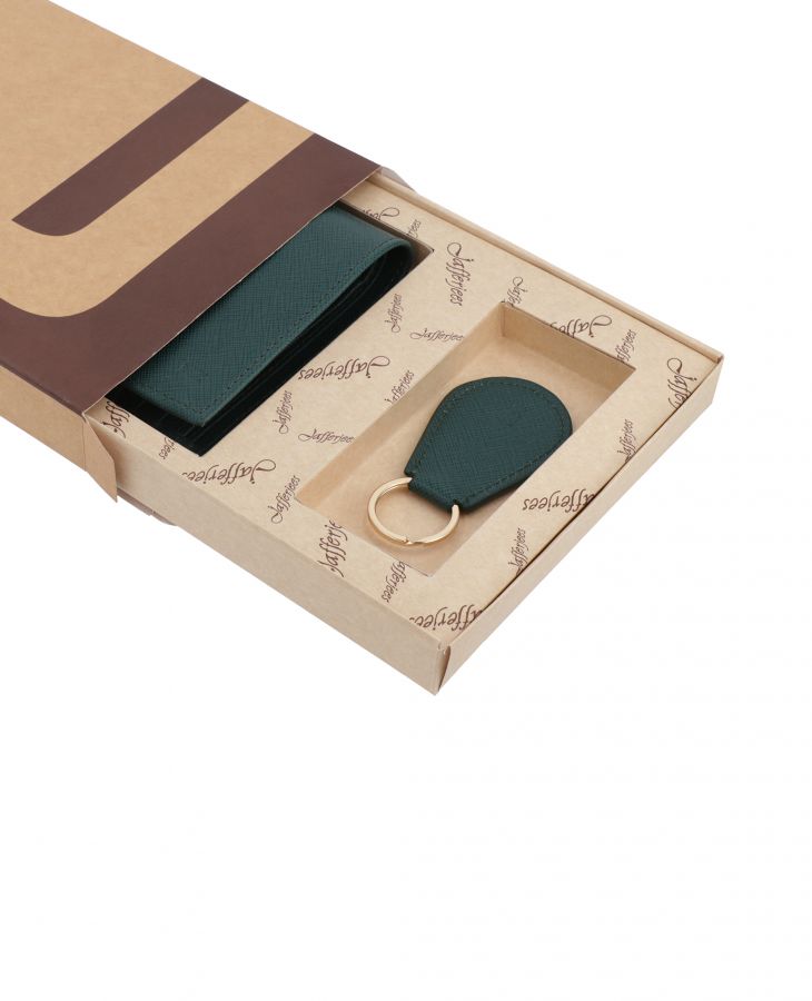 Jafferjees Easter Island Men's Genuine Leather Wallet | Classic Slim Bifold Wallet for Men