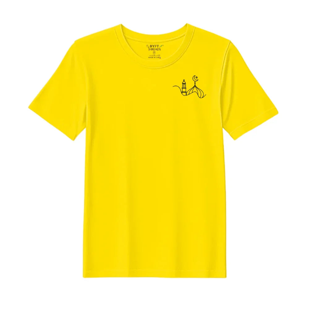 BYFT Threads Embroidered For You T-Shirt - Crescent Dome Elegance Designed