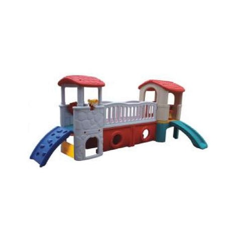 BYFT Indoor Outdoor Two Kids Slide Playground