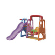 BYFT Indoor Outdoor Slide & Swings For Kids Orange Purple