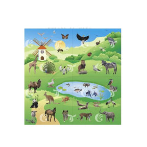 BYFT Animal Play Mat Foam For Kids