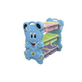 BYFT Kids Toy Storage Organizer With 9 Plastic Bins