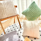 BYFT Faux Plush Pillowcases 30.48 x 50.8 Cm Decorative Pillows 2pcs Set Without Insert