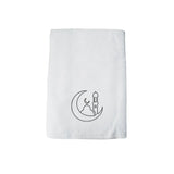BYFT Iris Embroidered For You - Moonlit Mosque Outline Designed Towel