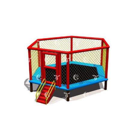 BYFT 12 Feet Heavy-Duty Trampoline With Metal Stand