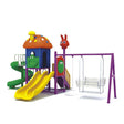 BYFT Three Slide And 1 Kids & Big Swings Playground