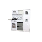 BYFT White Kitchen Set With Fridge