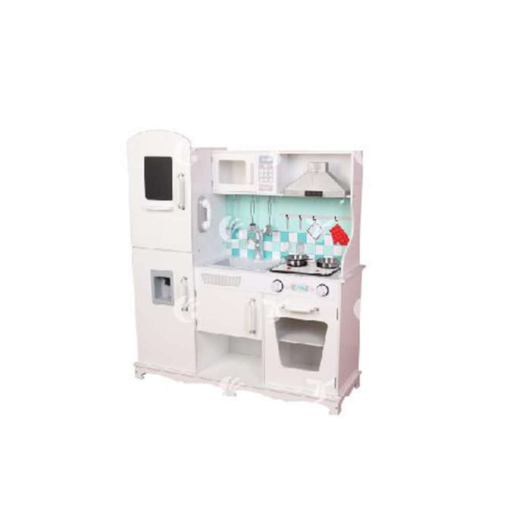 BYFT Pink Kitchen Set With Fridge & Oven
