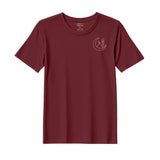 BYFT Threads Embroidered For You T-Shirt - Moonlit Mosque Outline Designed