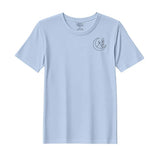 BYFT Threads Embroidered For You T-Shirt - Moonlit Mosque Outline Designed